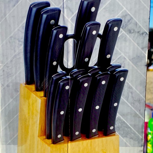 New T-fal millennium knife set 16 pieces - Picture 1 of 3